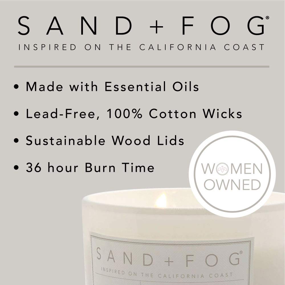 Sand + Fog Scented Candle - Vanilla Sandalwood – Additional Scents and Sizes