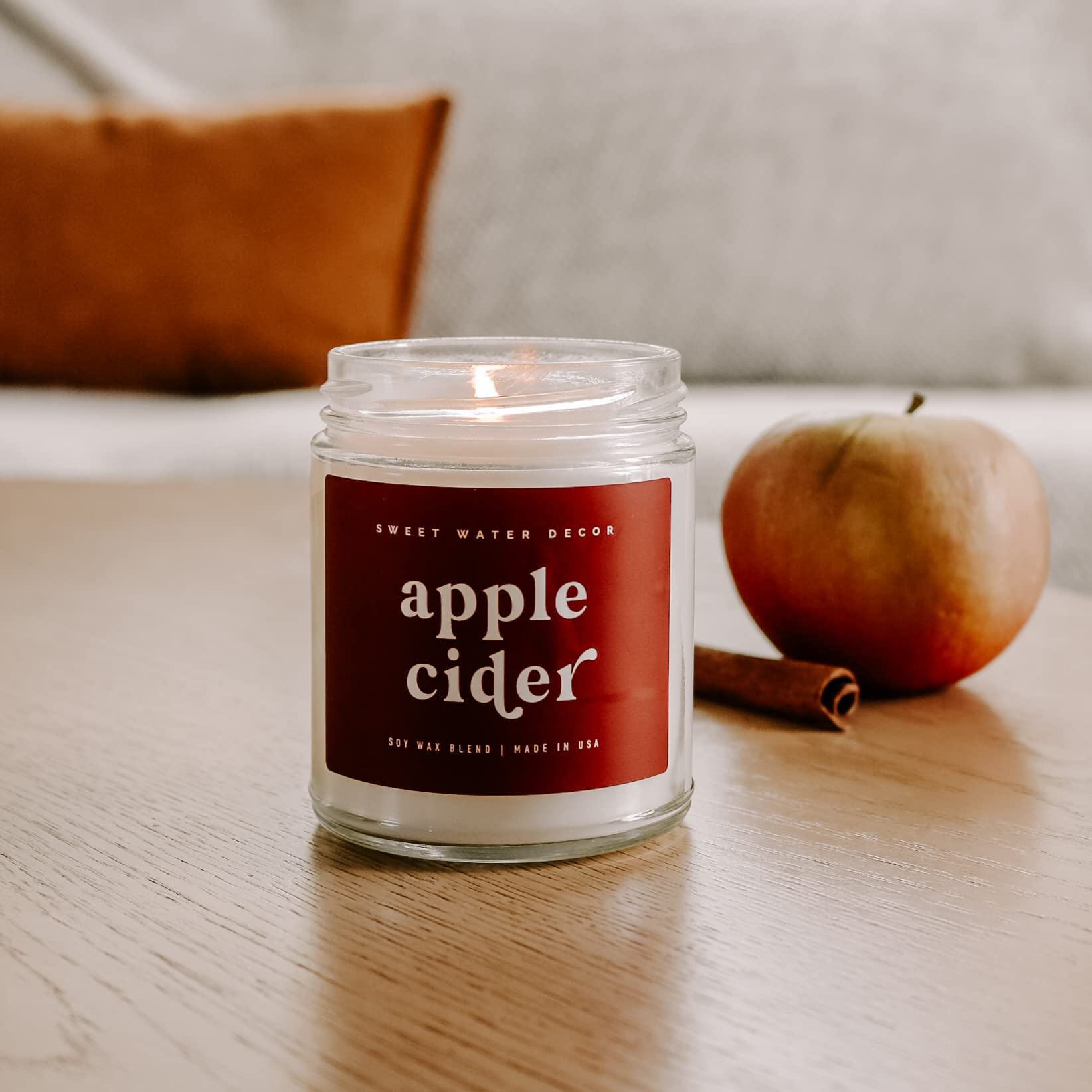 Sweet Water Decor Apple Cider Soy Candle