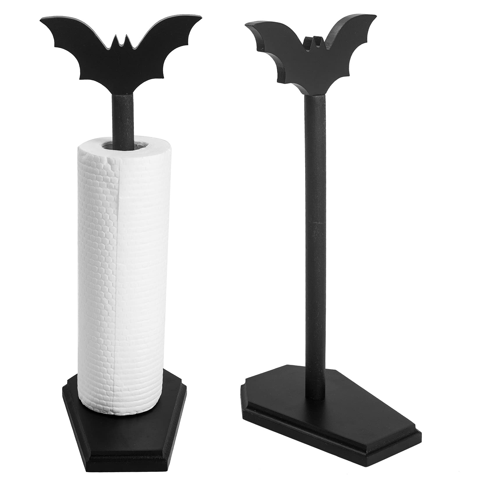 Bat Paper Towel Holder - Halloween Decor for Kitchen and Bathroom