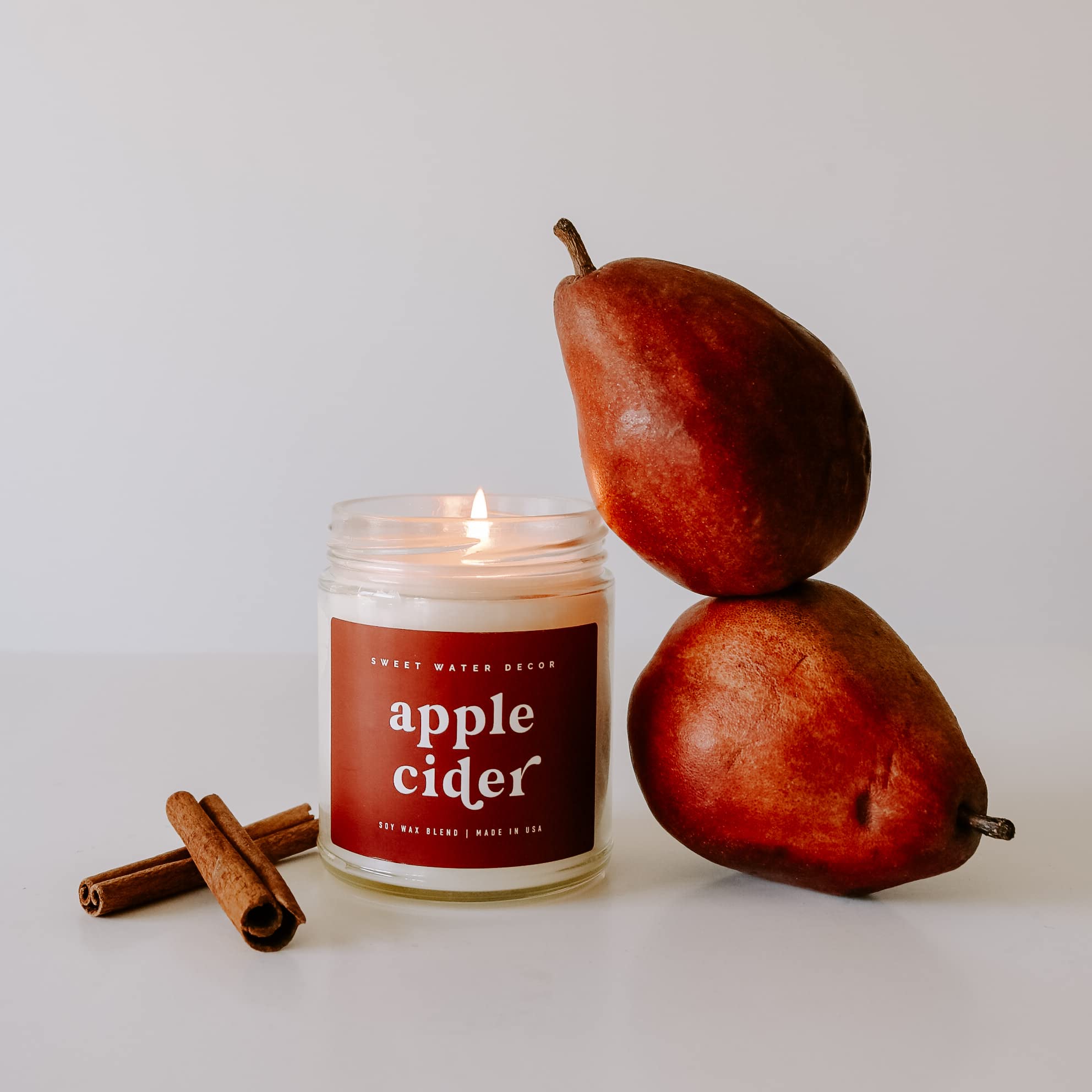 Sweet Water Decor Apple Cider Soy Candle