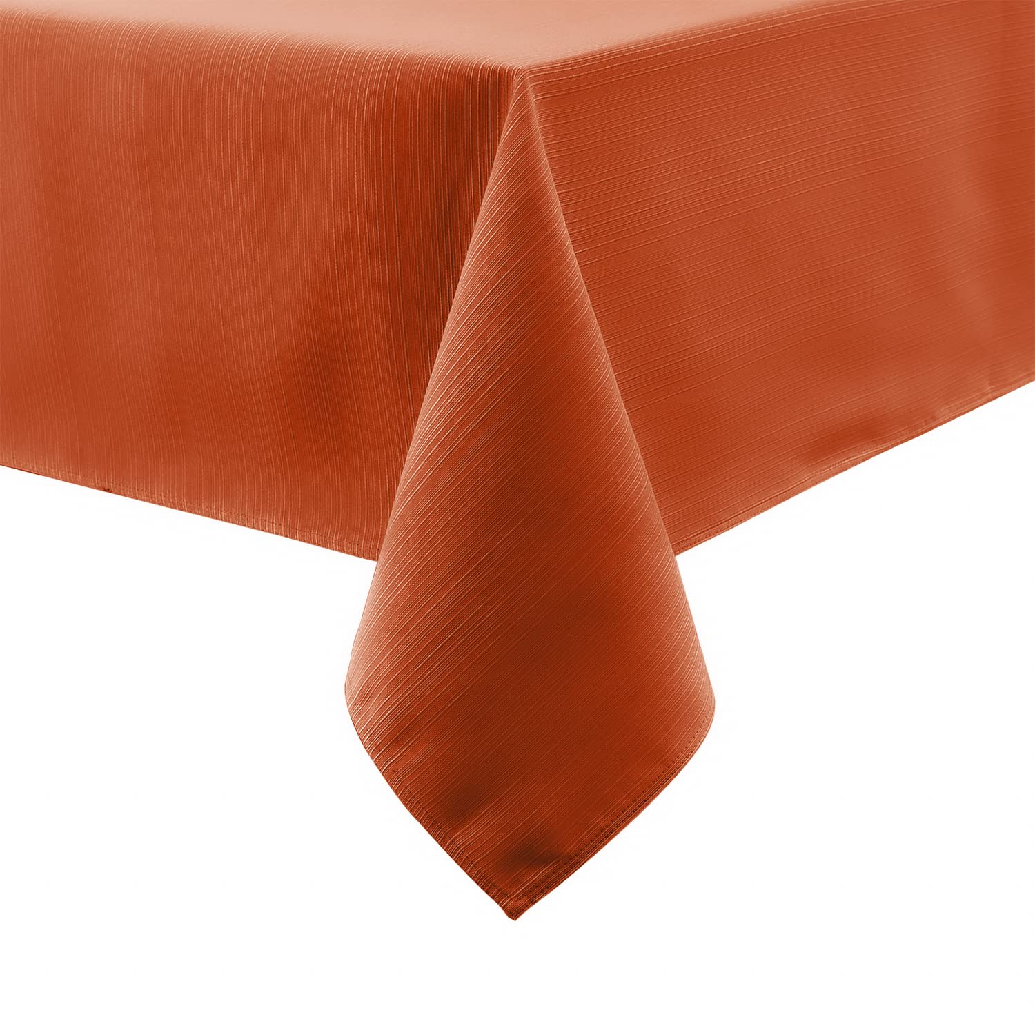 Fall Rectangle Tablecloth - Orange Geometric Line