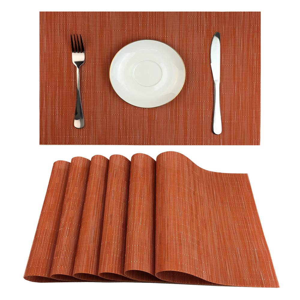 Placemats Set of 6 for Dining Table