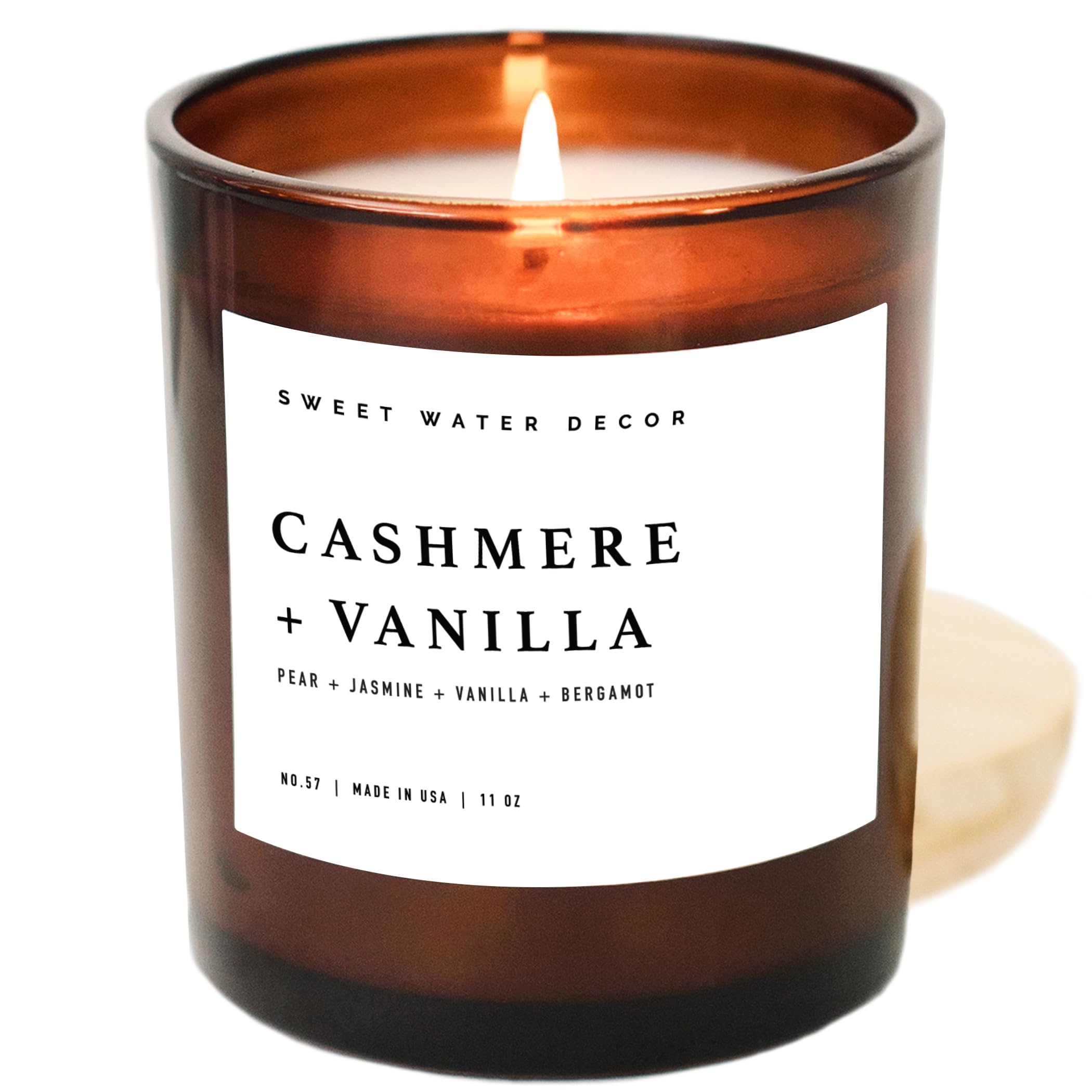 Sweet Water Decor Cashmere and Vanilla Soy Candle