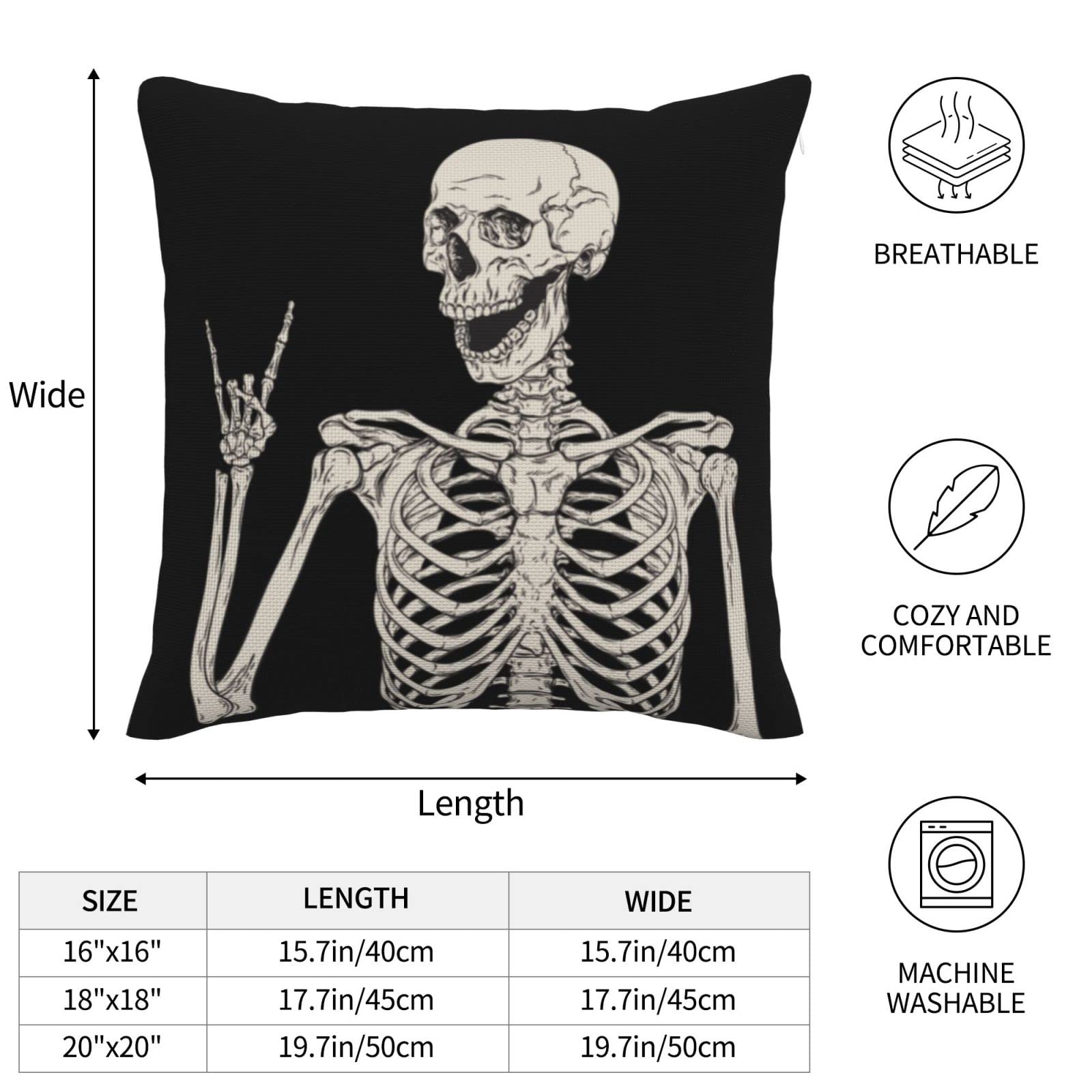 pillow cover size