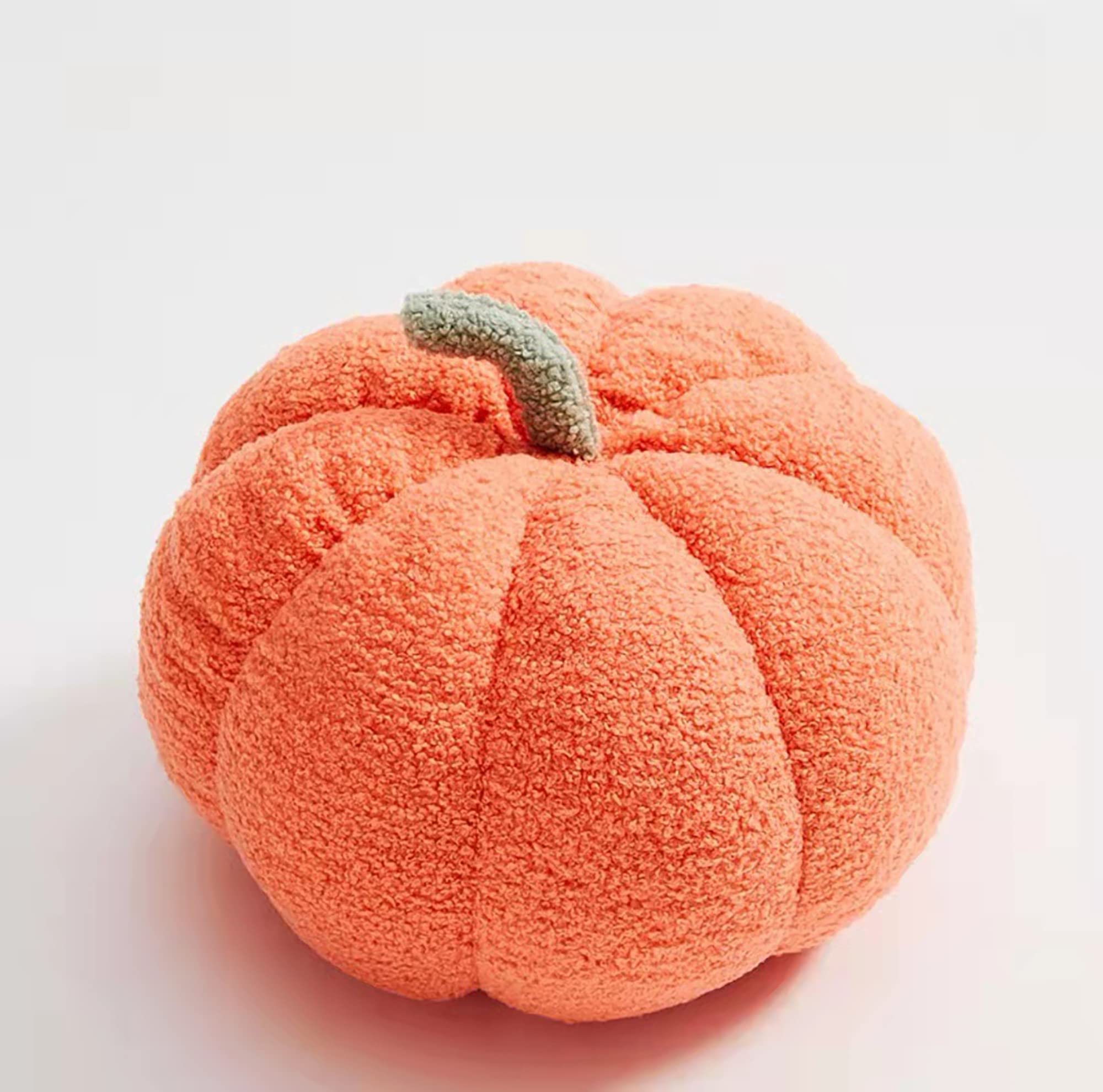 Halloween Pumpkin Decorative Throw Pillows (Orange, 14inch)