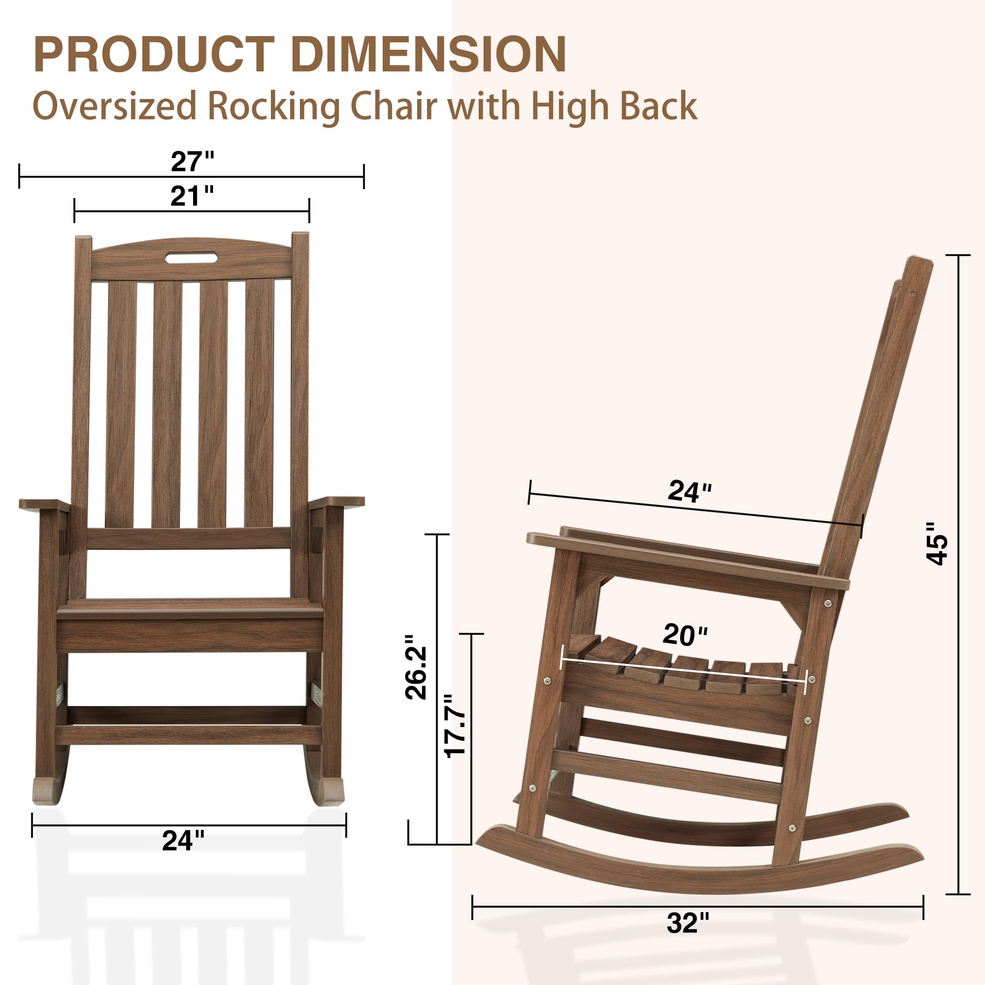 rocking chair dimensions