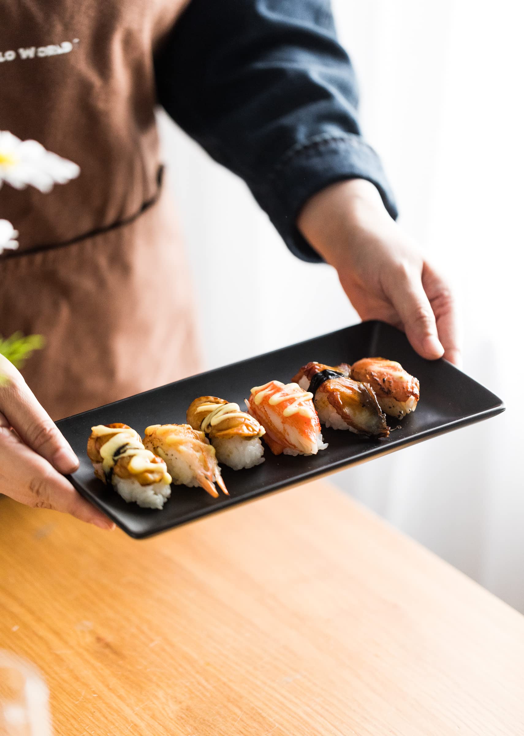 Serving Platters, 10” Porcelain Serving Tray Rectangular Platters