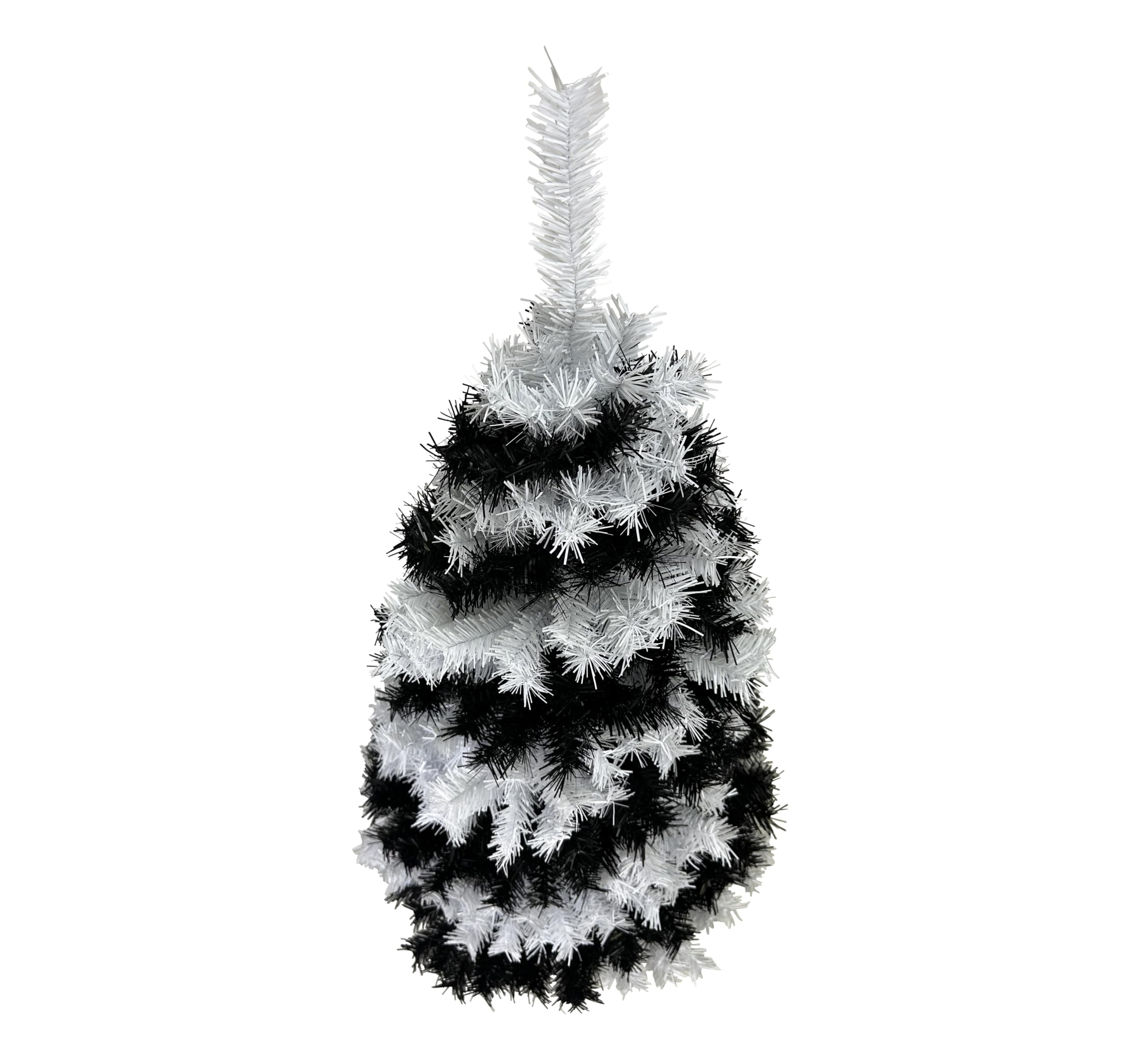 Black and White Swirl Halloween Tree