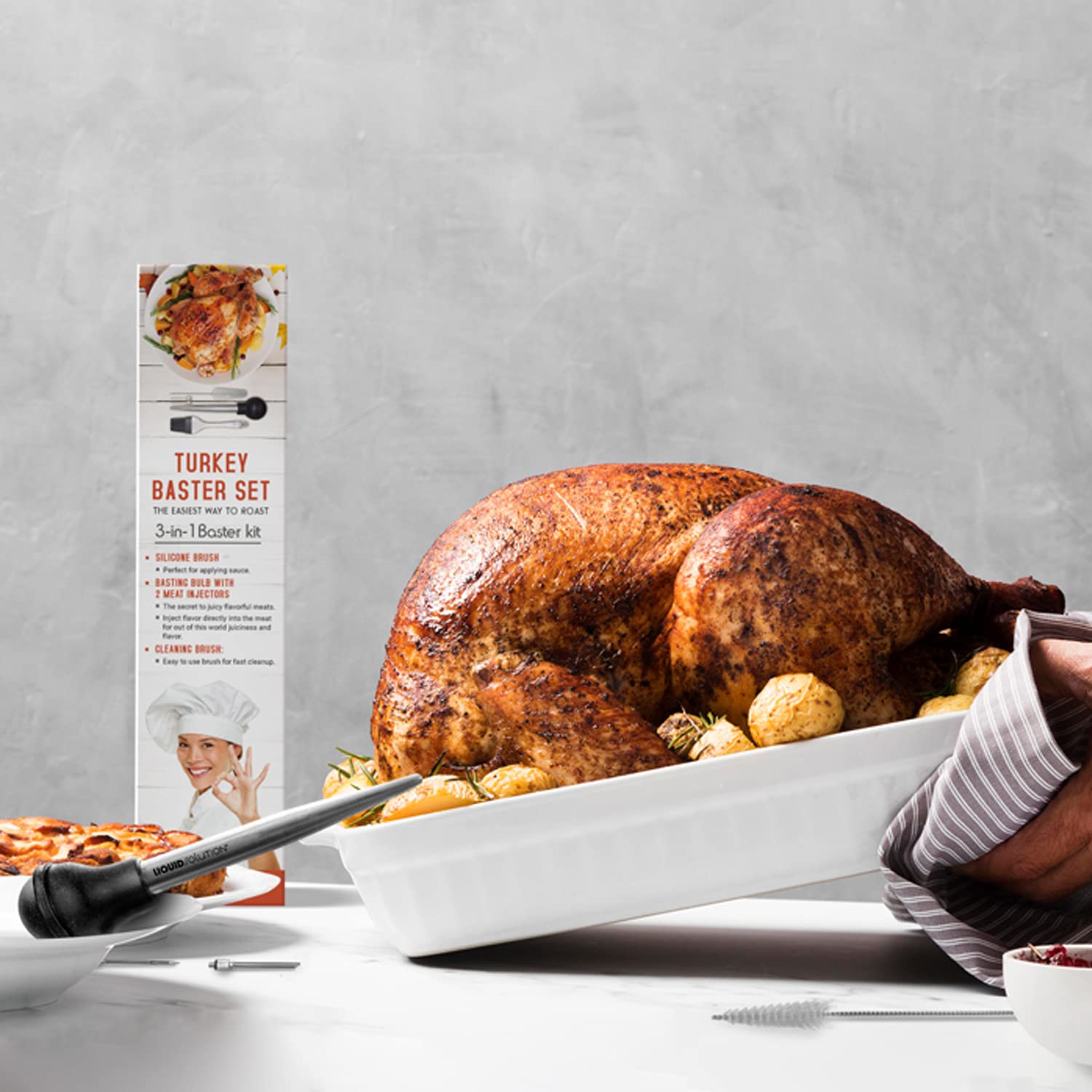 Turkey Baster 5 Piece Set for Thanksgiving