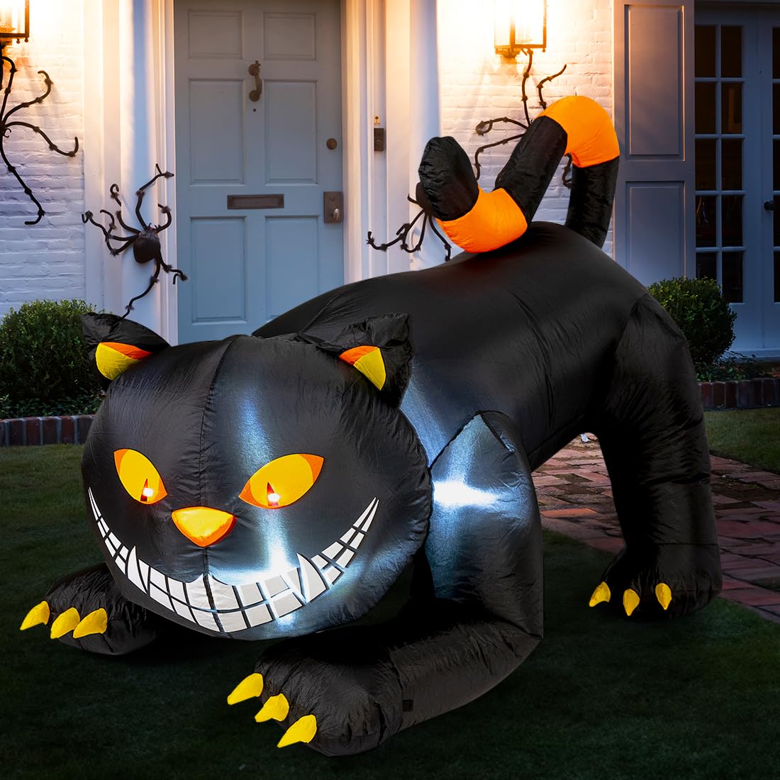 6FT Black Cat with Shakable Head Inflatable