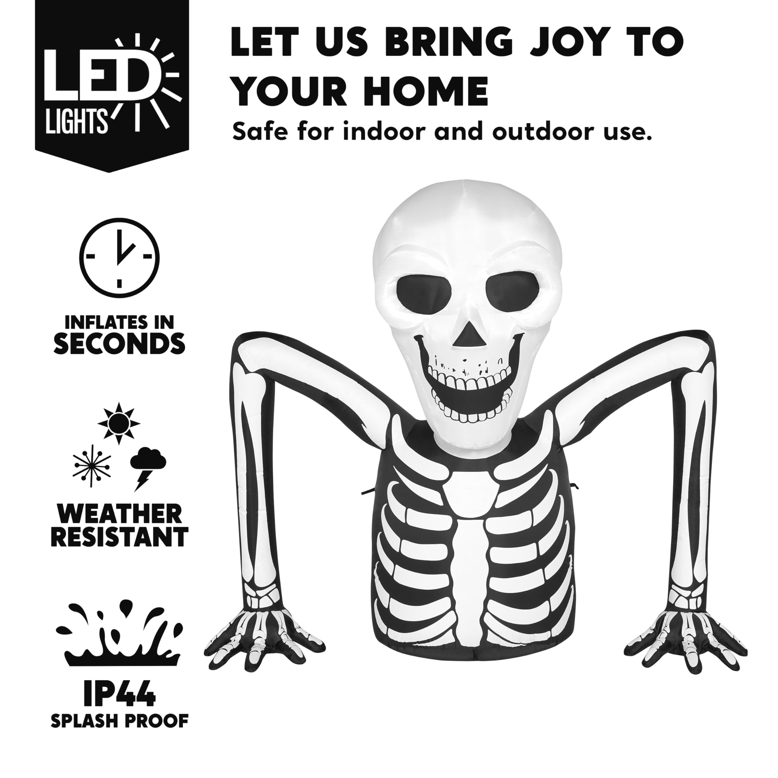 5.5 FT Long Skeleton Ground Breaker Inflatable