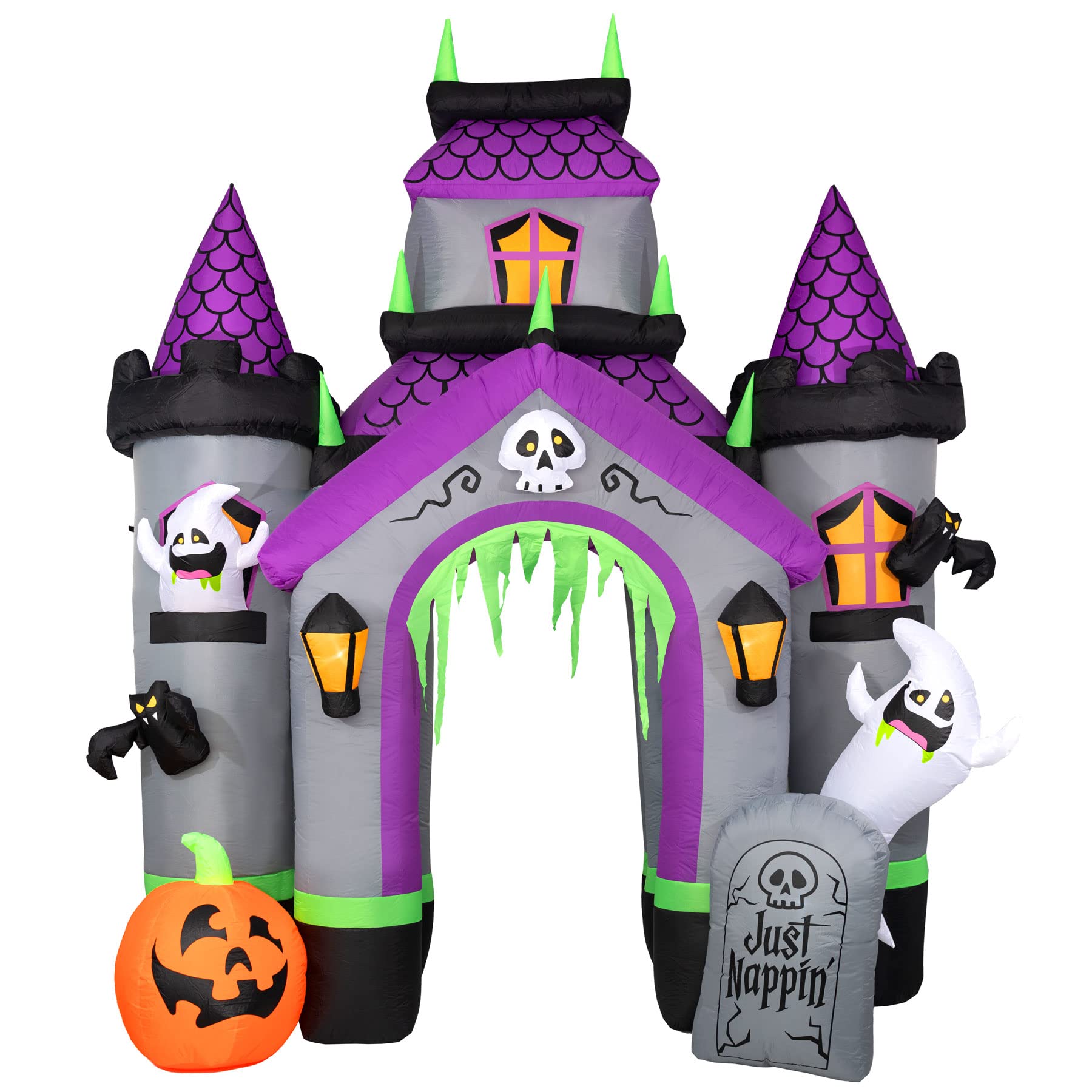 12ft Haunted House Archway Large Inflatable Halloween Decoration