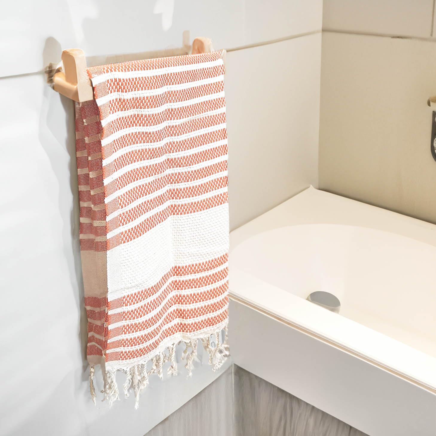 Hand Towels Set of 2 Orange