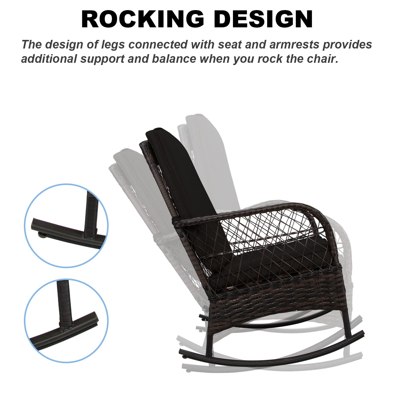 outdoor rocking chair design