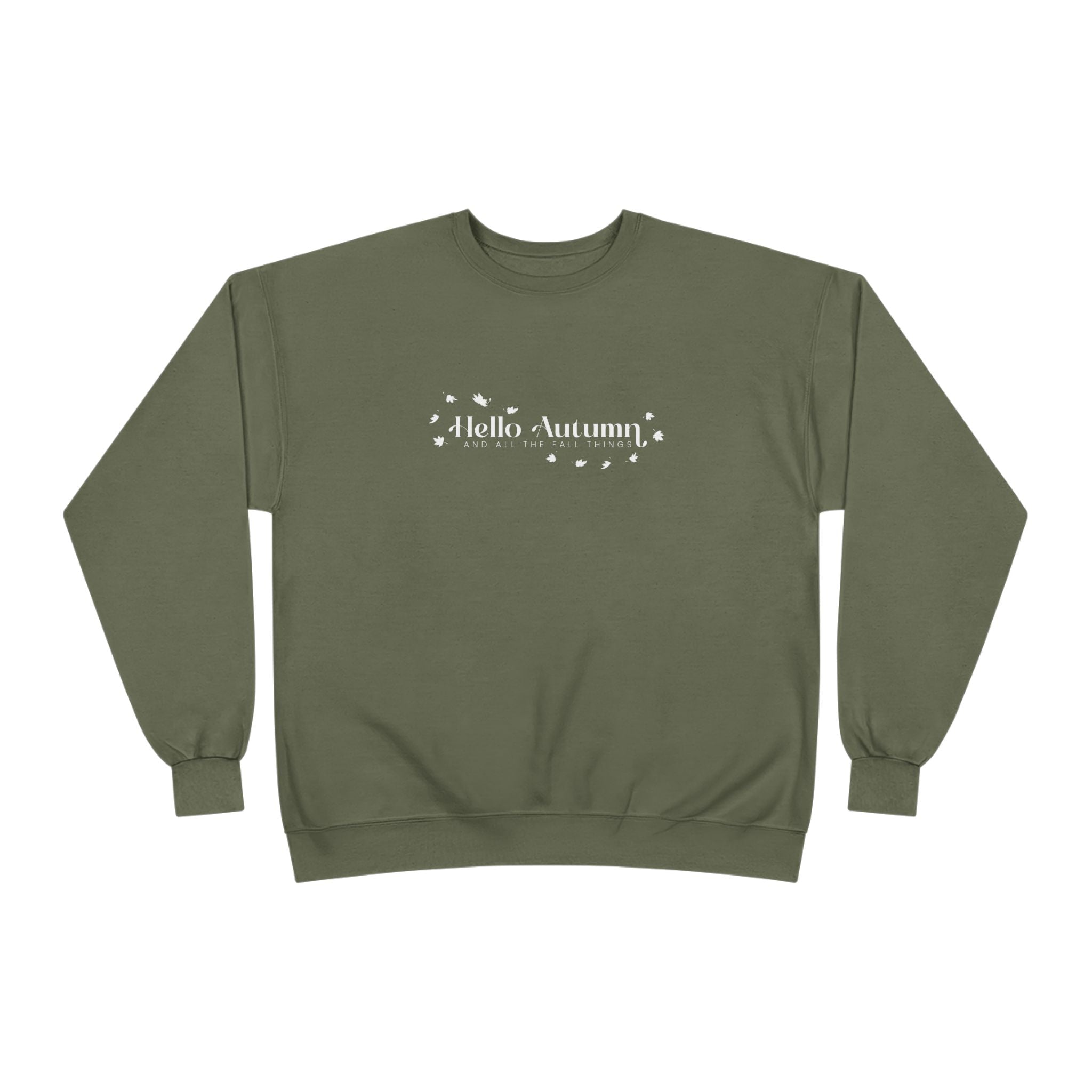 Autumn-Themed Crewneck Sweatshirt Cozy Fall Apparel