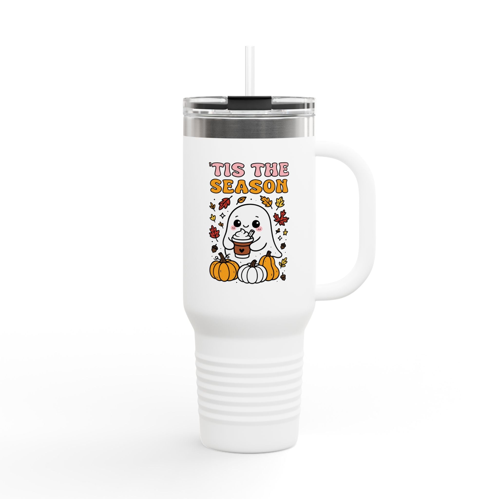 Cute Fall Insulated Travel Mug Seasonal Travel Cup for Coffee Lovers