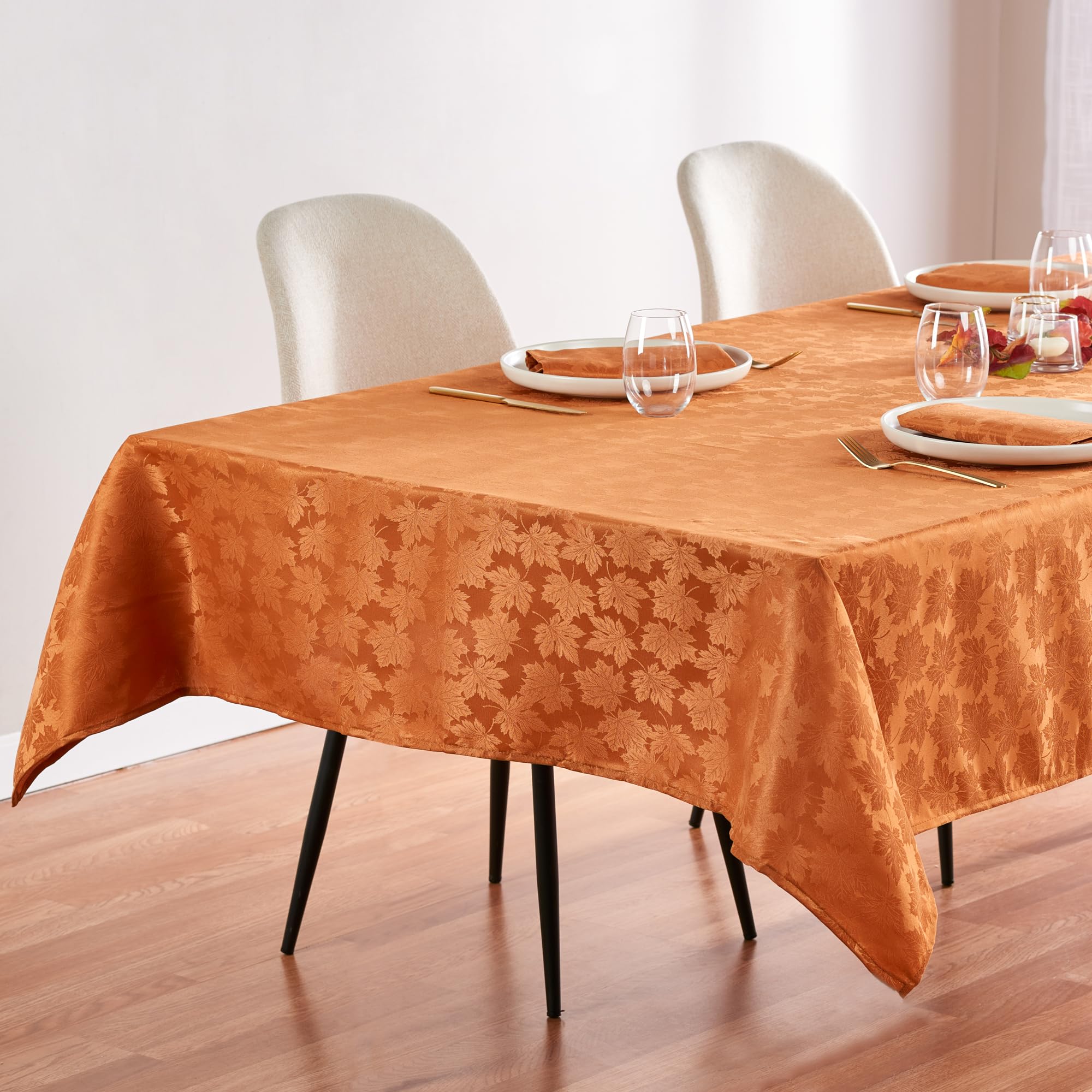 Thanksgiving Tablecloth Maple Leaf, Harvest, Fall Tablecloth, Amber