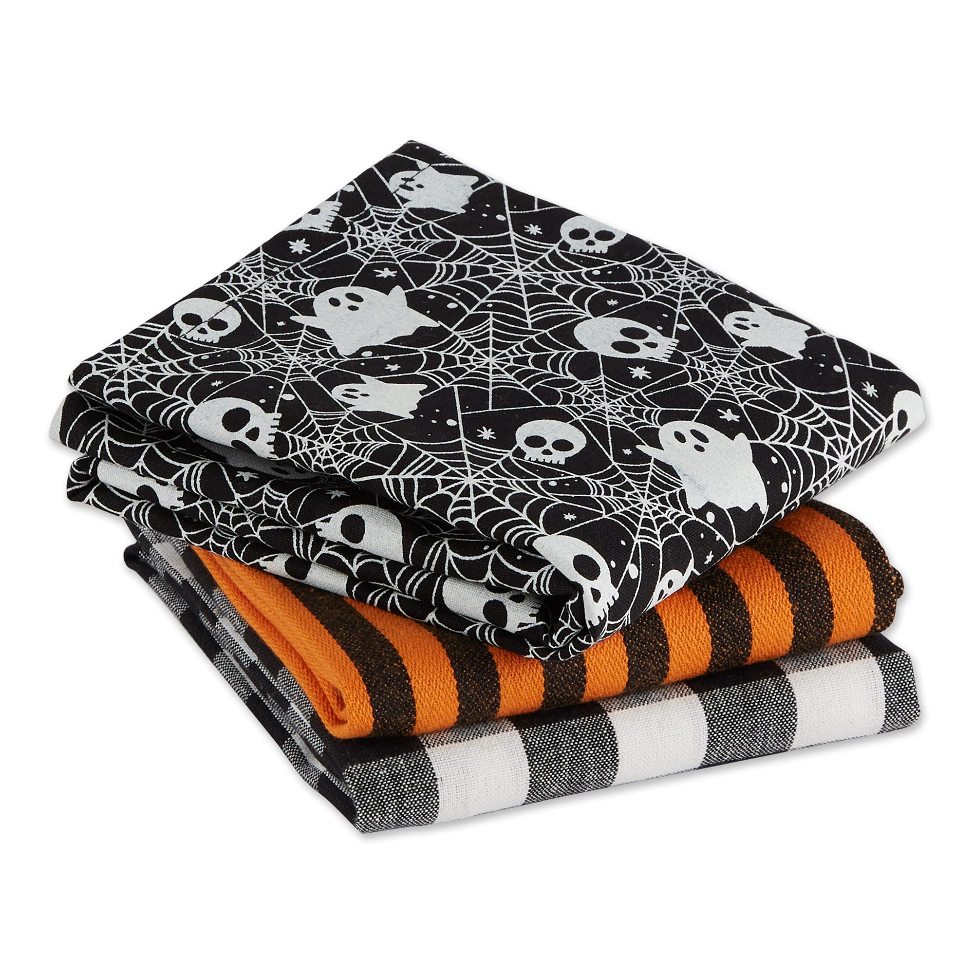 Halloween Hand Towels for The Kitchen, Haunted Objects, 2 Count