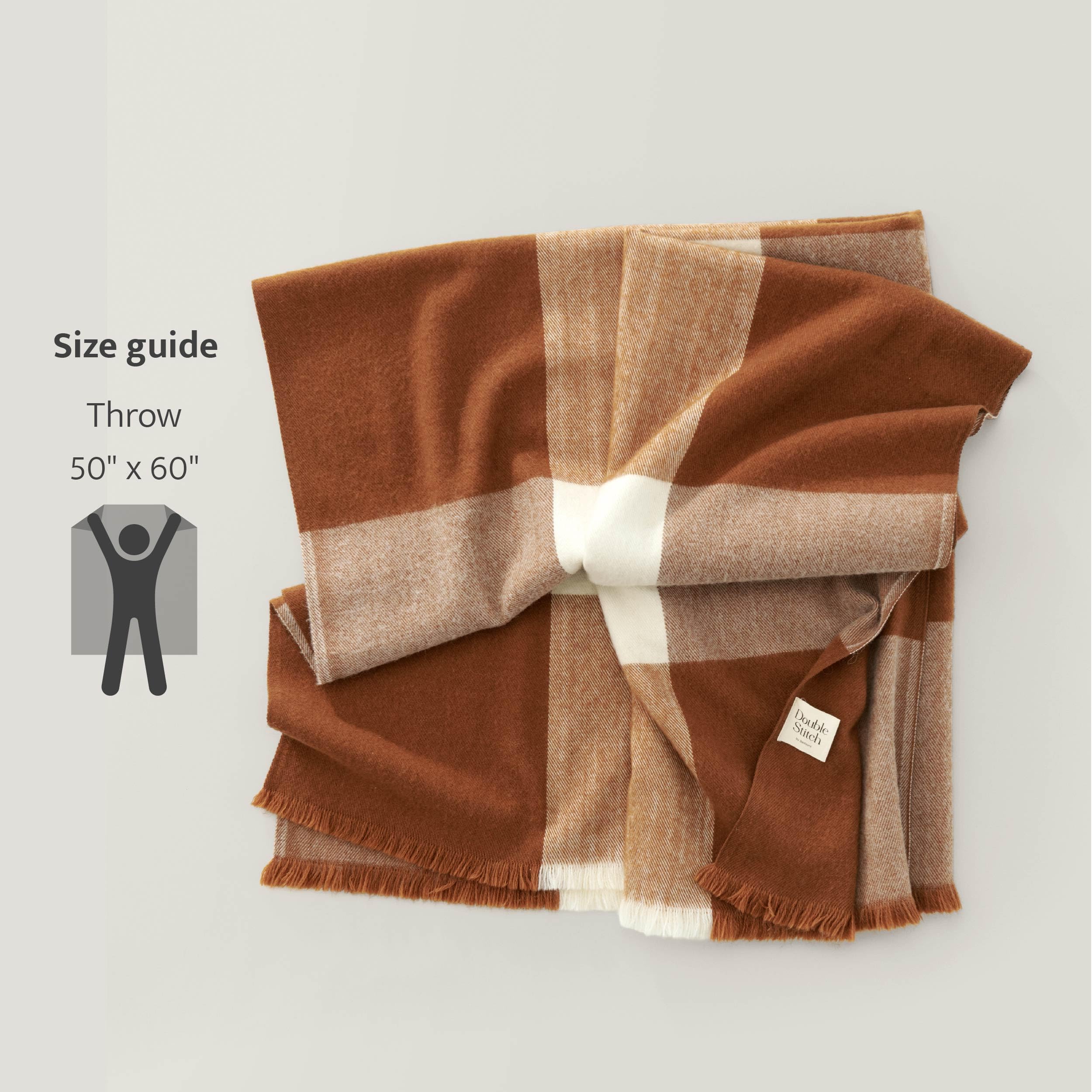 Alpaca Wool Throw Blanket - Luxury Decorative Fleece Blanket