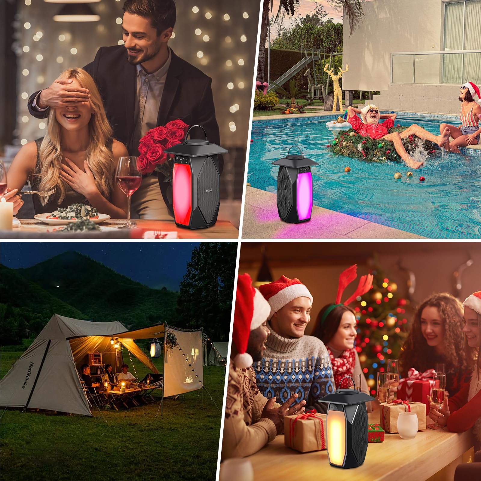 Outdoor Lantern Speakers Bluetooth 2 Pack Endless Options to Use