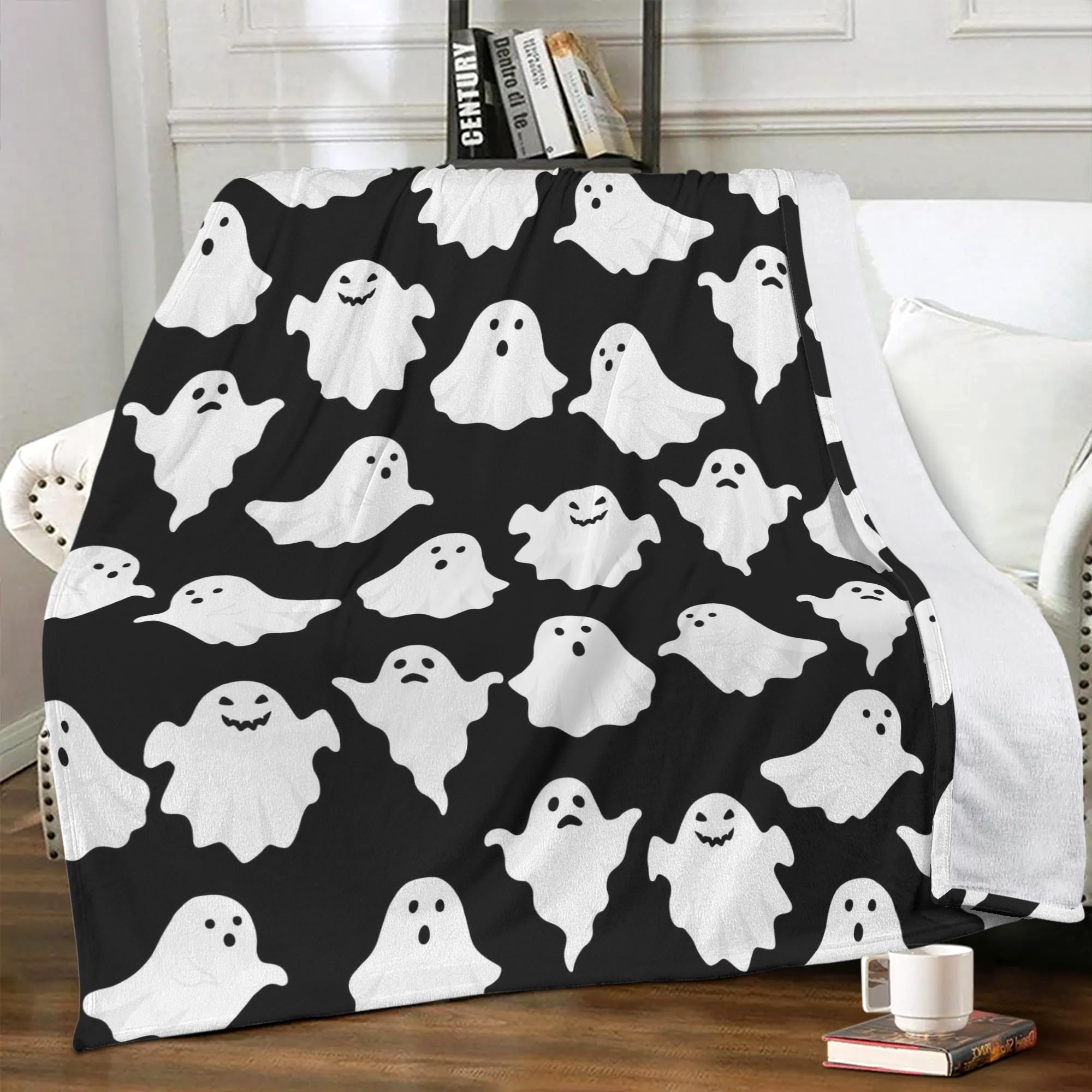 Halloween Ghost Throw Blanket 50x60 Inch