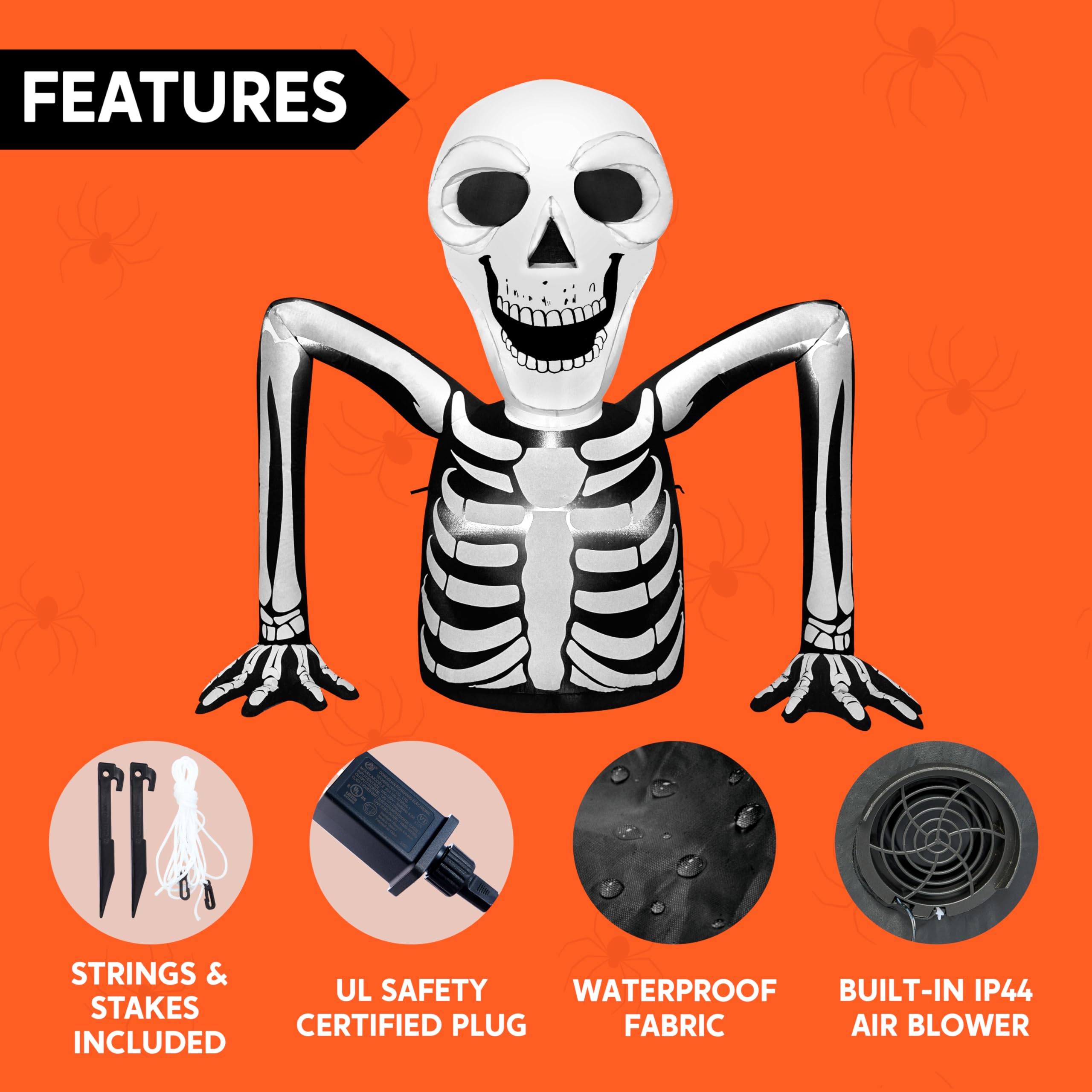 5.5 FT Long Skeleton Ground Breaker Inflatable