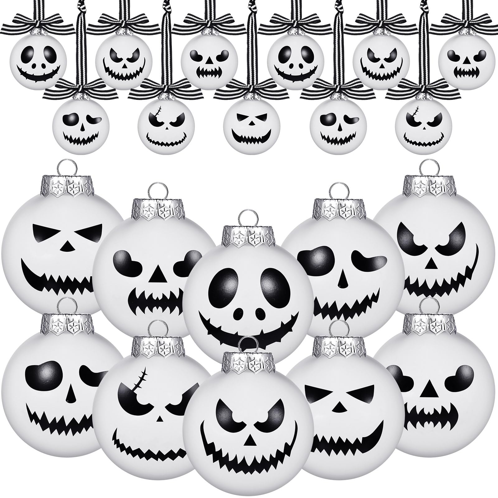 36 Pcs Ghost Halloween Ornaments