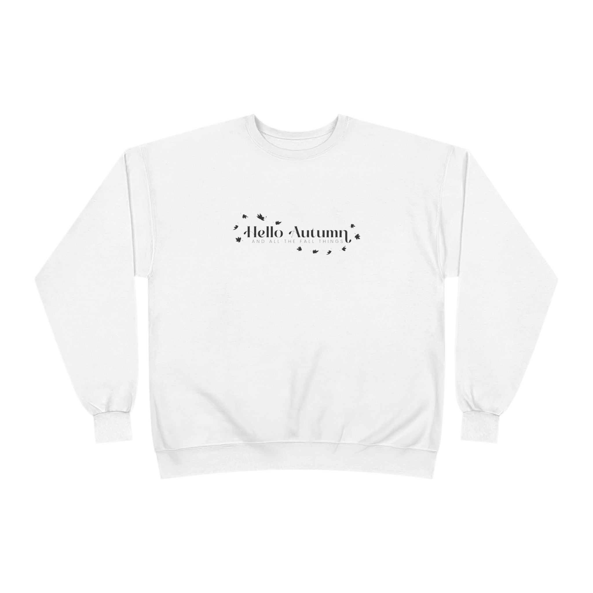 Autumn-Themed Crewneck Sweatshirt Cozy Fall Apparel