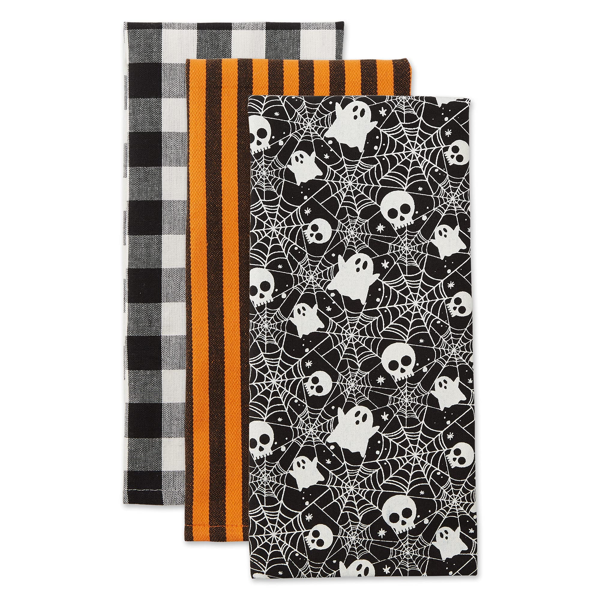 Halloween Hand Towels for The Kitchen, Haunted Objects, 2 Count