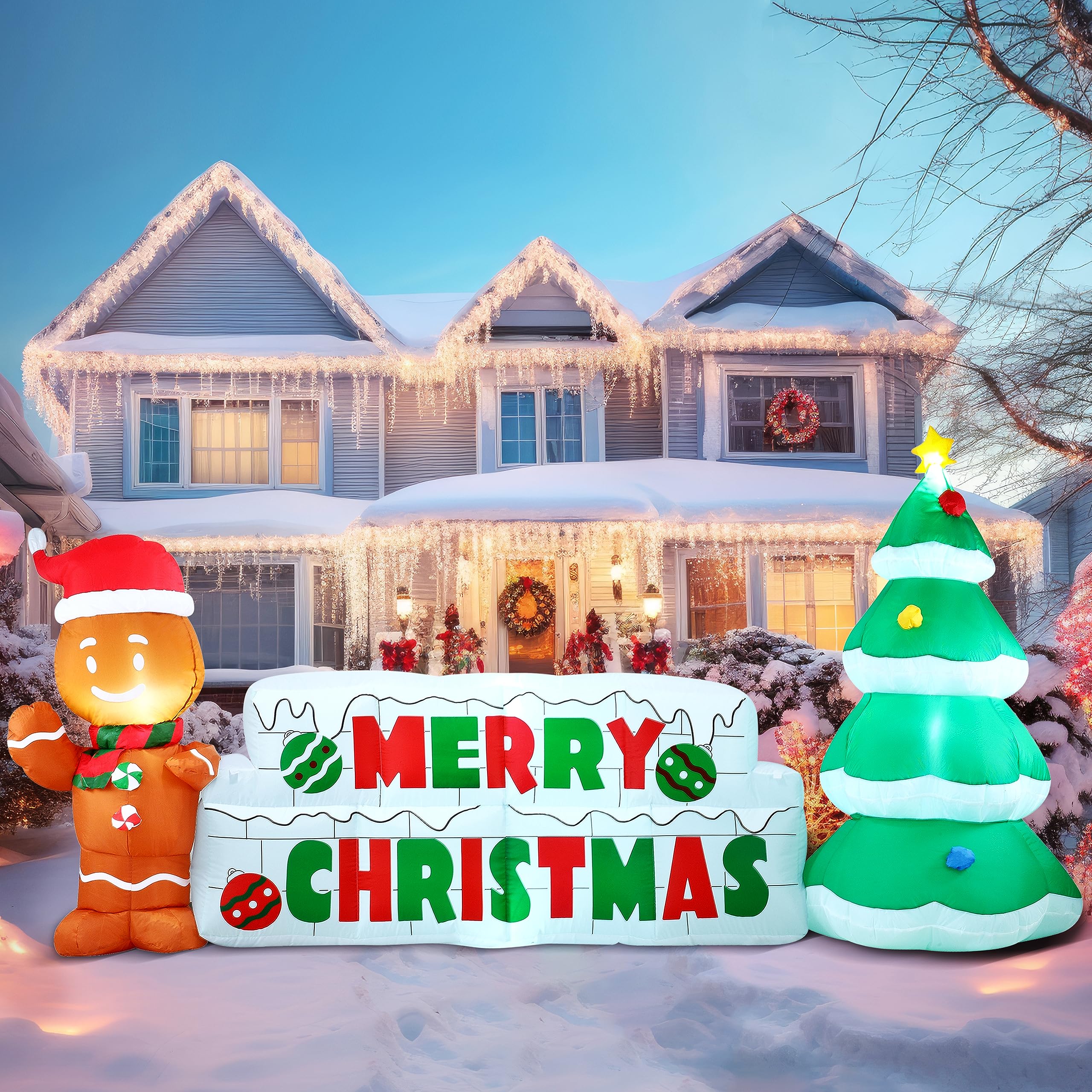 Merry Christmas Inflatable Decoration