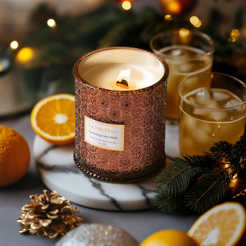Sparkling Cider Mule Candle